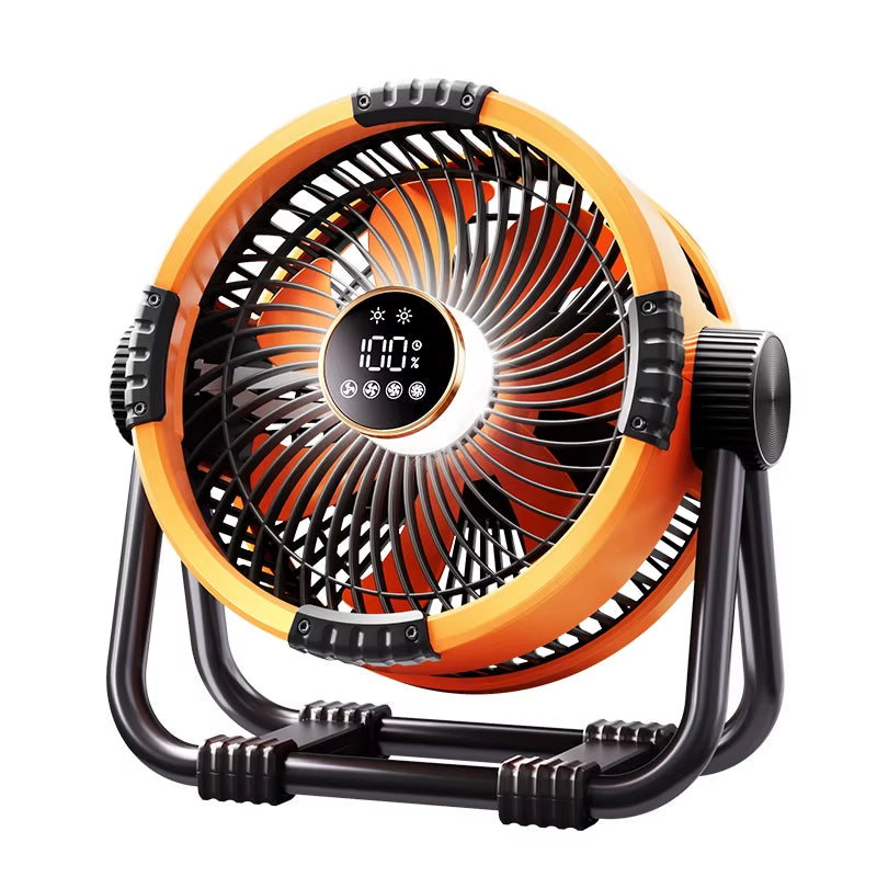 Camping Fan Portable Electric Fan 20000Mah Rechargeable Desktop Air Circulator Wireless Ceiling Electric Fan with Power Bank