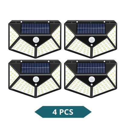 Multifunctional Solar Lamp Outdoor Garden Decoration Solar Led Light Waterproof Sunlight Powered Spotlight with Motion Sensor