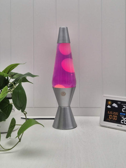 New LAVA LAMP METAL BASE 37CM LIGHT/NIGHT LIGHT/ GIFT