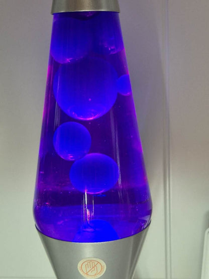 New LAVA LAMP METAL BASE 37CM LIGHT/NIGHT LIGHT/ GIFT